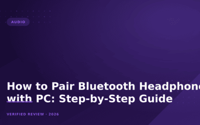 How to Pair Bluetooth Headphones with PC: Step-by-Step Guide