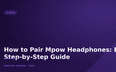How to Pair Mpow Headphones: Easy Step-by-Step Guide