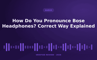 How Do You Pronounce Bose Headphones? Correct Way Explained
