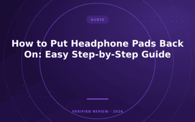 How to Put Headphone Pads Back On: Easy Step-by-Step Guide
