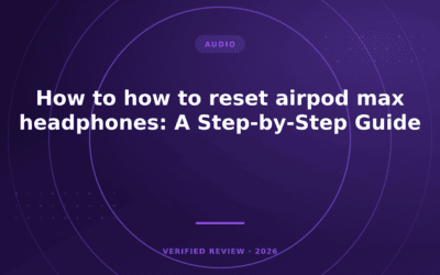 How to how to reset airpod max headphones: A Step-by-Step Guide