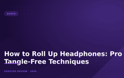 How to Roll Up Headphones: Pro Tangle-Free Techniques