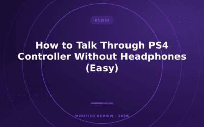 How to Talk Through PS4 Controller Without Headphones (Easy)