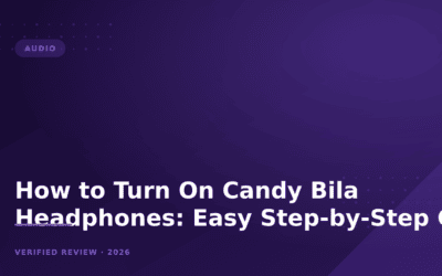 How to Turn On Candy Bila Headphones: Easy Step-by-Step Guide