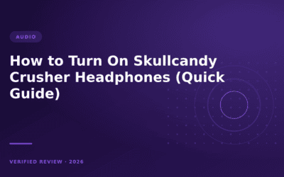 How to Turn On Skullcandy Crusher Headphones (Quick Guide)