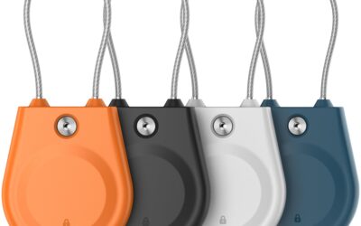 IPX8 Waterproof AirTag Holder with Wire Cable (4-Pack Review)