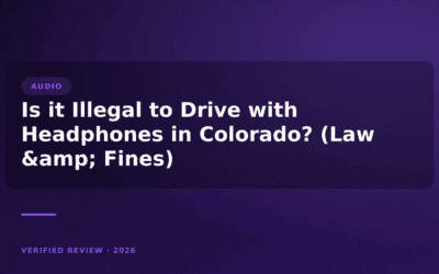 Is it Illegal to Drive with Headphones in Colorado? (Law & Fines)