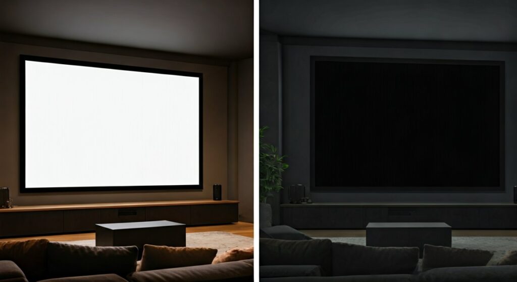 Is White or Black Better for Projector Screen? (2024 Guide)