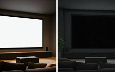 Is White or Black Better for Projector Screen? (2024 Guide)