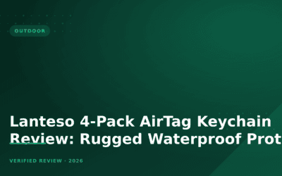 Lanteso 4-Pack AirTag Keychain Review: Rugged Waterproof Protection