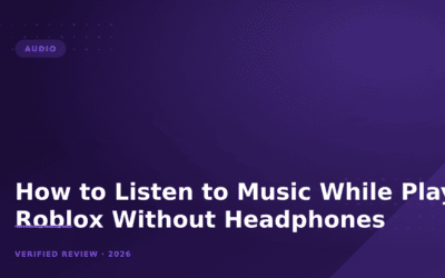 How to Listen to Music While Playing Roblox Without Headphones