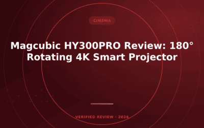 Magcubic HY300PRO Review: 180° Rotating 4K Smart Projector