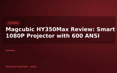 Magcubic HY350Max Review: Smart 1080P Projector with 600 ANSI