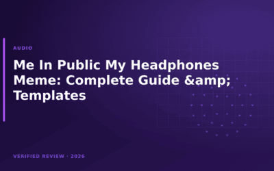 Me In Public My Headphones Meme: Complete Guide & Templates