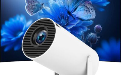 Mini Portable 4K Projector Review: WiFi 6 & 180° Rotation