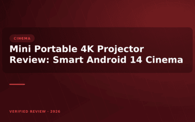 Mini Portable 4K Projector Review: Smart Android 14 Cinema