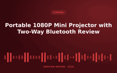 Portable 1080P Mini Projector with Two-Way Bluetooth Review
