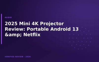 2025 Mini 4K Projector Review: Portable Android 13 & Netflix