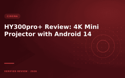 HY300pro+ Review: 4K Mini Projector with Android 14