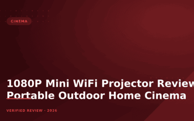 1080P Mini WiFi Projector Review: Portable Outdoor Home Cinema