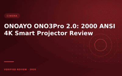 ONOAYO ONO3Pro 2.0: 2000 ANSI 4K Smart Projector Review