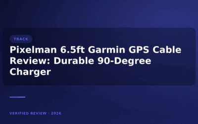 Pixelman 6.5ft Garmin GPS Cable Review: Durable 90-Degree Charger
