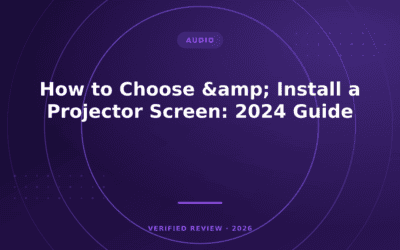 How to Choose & Install a Projector Screen: 2024 Guide