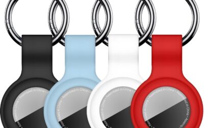 Protective AirTag Silicone Keychain Case for 1st & 2nd Gen