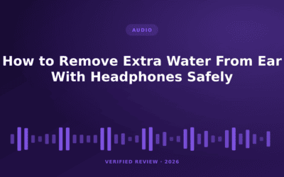 How to Remove Extra Water From Ear With Headphones Safely
