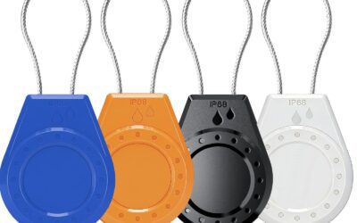 Secure Waterproof AirTag Case with Steel Wire & Hex Lock