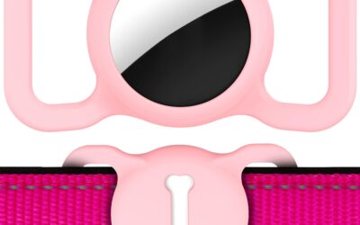 Silicone Bone Pattern AirTag Holder for Dog & Cat Collars