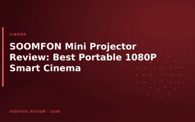 SOOMFON Mini Projector Review: Best Portable 1080P Smart Cinema
