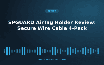SPGUARD AirTag Holder Review: Secure Wire Cable 4-Pack