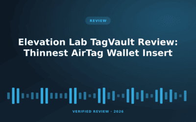 Elevation Lab TagVault Review: Thinnest AirTag Wallet Insert