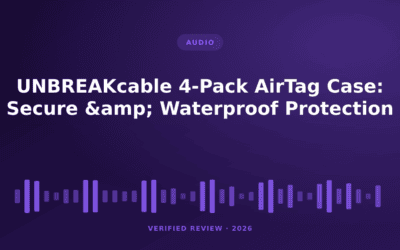 UNBREAKcable 4-Pack AirTag Case: Secure & Waterproof Protection