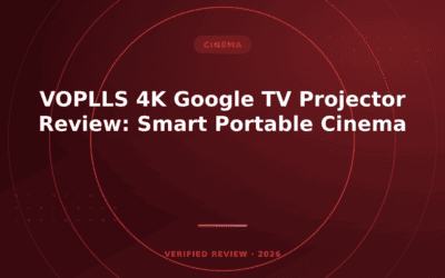 VOPLLS 4K Google TV Projector Review: Smart Portable Cinema