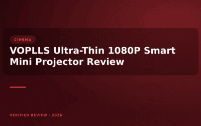 VOPLLS Ultra-Thin 1080P Smart Mini Projector Review