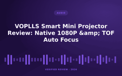 VOPLLS Smart Mini Projector Review: Native 1080P & TOF Auto Focus