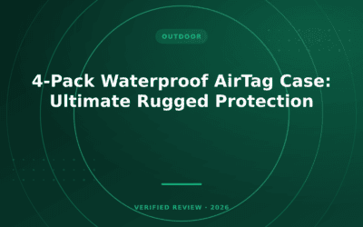 4-Pack Waterproof AirTag Case: Ultimate Rugged Protection