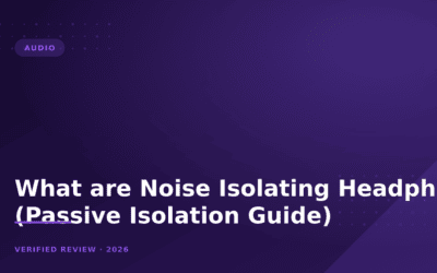 What are Noise Isolating Headphones? (Passive Isolation Guide)