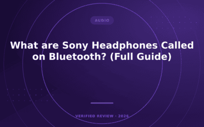 What are Sony Headphones Called on Bluetooth? (Full Guide)