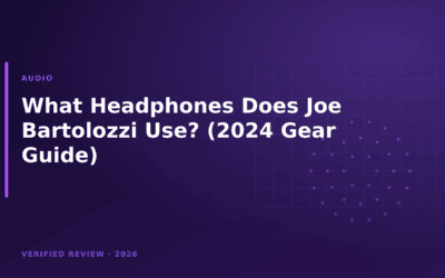What Headphones Does Joe Bartolozzi Use? (2024 Gear Guide)