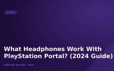 What Headphones Work With PlayStation Portal? (2024 Guide)