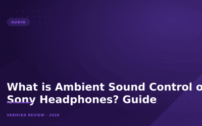What is Ambient Sound Control on Sony Headphones? Guide