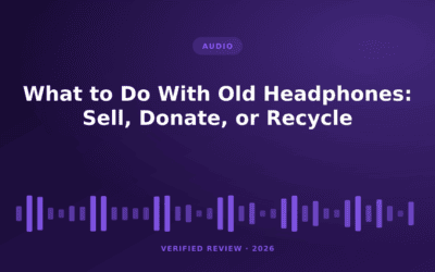 What to Do With Old Headphones: Sell, Donate, or Recycle