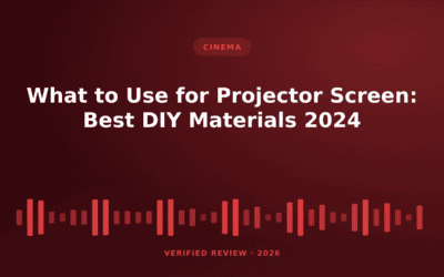 What to Use for Projector Screen: Best DIY Materials 2024