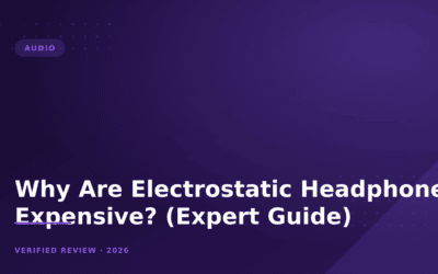Why Are Electrostatic Headphones So Expensive? (Expert Guide)