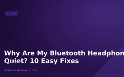 Why Are My Bluetooth Headphones So Quiet? 10 Easy Fixes