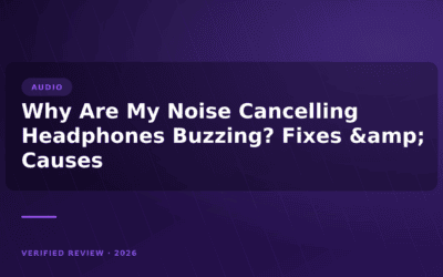 Why Are My Noise Cancelling Headphones Buzzing? Fixes & Causes