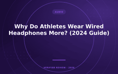 Why Do Athletes Wear Wired Headphones More? (2024 Guide)